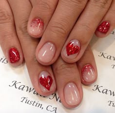 The Best Spring Manicure to Inspire 2023 | Nails Art Tutorial | Nails Art Designs Gel Manicure Ideas, Manicure Ideas For Short Nails, Valentines Nail Art, Valentines Nail Art Designs, Ideas For Short Nails, Nails Valentines Day, Nails Bridesmaid, Valentines Nail, Valentine Nail