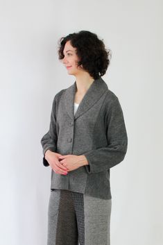 Wool Sweater - Plush and playful, this charming alpaca blend sweater can be dressed up or down. Puff Sleeve Cardigan, Artful Home, Sleeve Cardigan, Wool Sweater, Wool Sweaters, Get Inspired, Fabric Care, Alpaca, Puff Sleeve