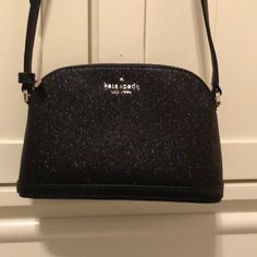 Black Kate Spade Glitter Fabric Crossbody Bag With Credit Card Holder. New With Tags. Never Used. No Scratches Or Scuffs. Kate Spade Crossbody Bag For Party, Black Kate Spade Shoulder Bag, Kate Spade Crossbody Party Bag, Kate Spade Black Party Bag, Kate Spade Black Pouch Shoulder Bag, Kate Spade Glitter Purse, Fabric Crossbody Bag, Sparkle Purse, Kate Spade Bag Black