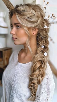 25 Fishtail Braid Hairstyles for a Flawless Look Fish Tail Side Braid, Haircuts Curly, Fishtail Braid Hairstyles, Bridal Braids, Wedding Braids, Hairstyles Natural, Fishtail Braid, Quad Cities