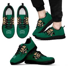 Ohio Bobcats  Shoes Sneakers Lightweight construction with breathable mesh fabric provides a comfortable and flawless fit. 13 Outfits, Viking Shoes, Ohio Bobcats, Yeezy Shoes, Jordan 13, Sperry Sneaker, Trendy Sneakers, Heels Shoes, Custom Shoes