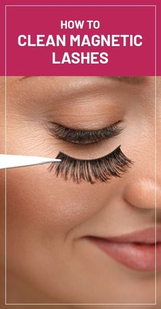 You can clean your magnetic eyelashes and keep them in usable condition for a long timeMake sure to follow the tips mentioned above. Diy Natural Detergent, How Do You Clean, Makeup Tips For Beginners, Fake Lashes, Beauty Makeup Tips