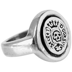 Crest Signet Ring Sterling Silver Skull Memento Mori Style J Dauphin J DAUPHIN signature piece " Secret Doors" Hand made in Los Angeles Made to order in Us size 3-15 Inspired by Memento Mori, medieval Latin Christian theory and practice of reflection on mortality. Which in Latin means "remember that you have to die", it symbolize the vanity of early life and the nature of all early goods and pursuit that are just temporary. Memento more has been a discipline of perfecting the character by cultiv Secret Doors, Chloë Sevigny, Mens White Gold Rings, Mori Style, Diamond Signet Ring, Mori Fashion, Chloe Sevigny, Silver Signet Ring, Keith Richards