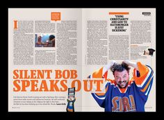 an article in the magazine about bob speaks out