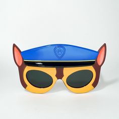 Gear up for adventure with Lil Character Paw Patrol Chase Kids Sunglasses, the ultimate accessory for fans of Paw Patrol's brave police pup! These fun and vibrant sunglasses feature a design inspired by Chase, complete with his signature blue color and police hat details. Perfect for outdoor play, themed parties, or adding a heroic touch to everyday outfits, these sunglasses capture Chase's dedication and courage. With 100% UV protection, they not only enhance your child's style but also ensure Everest Paw Patrol Hat, Marshall Paw Patrol Hat, Skye Paw Patrol Costume, Marshall Costume, Skye Costume, Paw Patrol Hat, Kids Goggles, Paw Patrol Chase, Rubble Paw Patrol