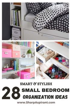 small bedroom organization ideas that are easy to do