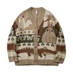 Theme - Academia · sugarplum · Online Store Powered by Storenvy Oversized Sweater Men, Loose Knitwear, Vintage Cardigan Sweater, Japanese Harajuku, Cardigan Oversized, Cardigan Vintage, Retro Mode, Casual Cardigans, Vintage Cardigan