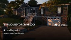 Get more from JayPlaysalot on Patreon Sims 4 Traditional House, Sims 4 Celebrity Home, Sims 4 Lots Patreon, Living Room Sims 4, Ts4 Lots, Sims 4 Nails, Sims 4 Inspiration, Sims 4 Content