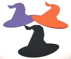 the silhouettes of witches are made out of paper