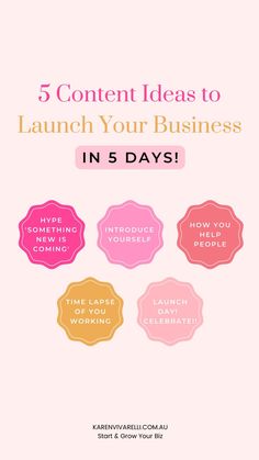 5 content ideas to launch your new business Business Launch Party Ideas, Launch Party Ideas, Business Launch Party, Launch Event Ideas, Social Media Day, Wellness Event, Retail Management, Something New Is Coming, Social Media Marketing Planner