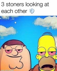 two cartoon characters with the caption that reads, 3 stones looking at each other