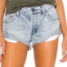 Size 28 New With Tags Color: Cobaine Teaspoon Shorts, One Teaspoon Shorts, Salty Dog, Cute Preppy Outfits, Size 28 Jeans, School Fits, One Teaspoon, Denim Short, Preppy Outfits