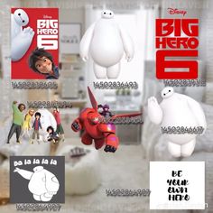 the big hero 2 movie poster with various characters