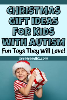 These Christmas gift ideas are perfect for toddlers, preschoolers or kindergarten kids with autism. These gift ideas would also work well for highly sensitive children or those with sensory processing delays. Gift Ideas For Children, Christmas Gifts For Children, Parallel Parenting, Holiday Party Themes, Gift Ideas For Kids, Parenting Inspiration, Gifts For Children, Attachment Parenting