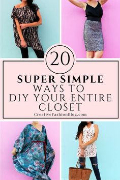 the top 20 super simple ways to diy your entire closet