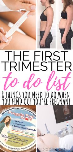 the first trimester to do list 8 things you need to do when you find out you're pregnant