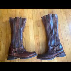 Size 8 Bed Stu Tango Boots Like New Condition. Worn Once.. Light Scuffing On Top- Not Noticeable. Teak Rustic Color Cozy Clothing, Woman Bedding, Painting Series, Funky Shoes, Rustic Colors, Bed Stu, Cozy Outfit, Pretty Shoes, Moto Boots