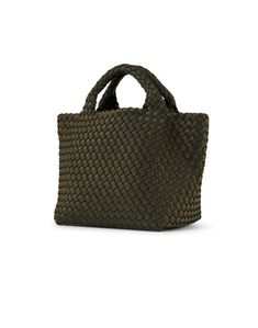 Designed with city girls in mind, Naghedi's small St. Barths handbag is chic and compact with a detachable crossbody strap to add ease to your on-the-go lifestyle. It's meticulously handwoven for a textured finish and features a coordinating interior zip pouch that's perfect for toting your everyday essentials. Valentines Frames, Skirt And Top Dress, Work Accessories, Zip Pouch, Scarf Jewelry, Crossbody Shoulder Bag, Clutch Handbag, Handbag Accessories, Olive Green