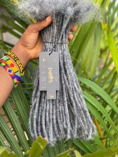 100% Human Hair Salt and Pepper Dreadlocks. Afro Kinky Human Hair Dreadlock Extensions. 10 locs Per Bundle Grey Hair Locs, Grey Hair Braids, Small Dreads, Black Hair Products, Grey Hair Extensions, Crochet Dreadlocks, Micro Locs, Loc Extensions, Beautiful Dreadlocks