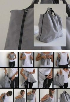 how to sew a purse with zippers and pockets - step by step instructions