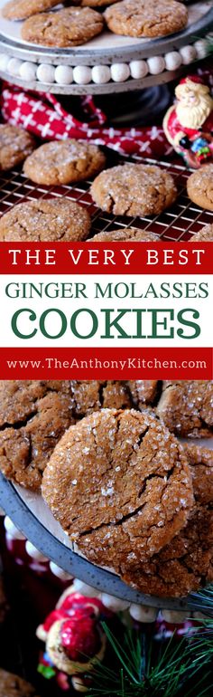 the very best ginger molasss cookies recipe