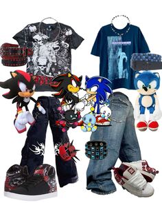 Sonic Outfits Ideas, Sonic And Shadow Matching Outfits, Shadow Outfit Sonic, Shadow Sonic Costume, Sonic And Shadow Outfits, Sonic The Hedgehog Outfit, Shadow The Hedgehog Costume, Shadow The Hedgehog Outfit Ideas, Shadow The Hedgehog Inspired Outfit