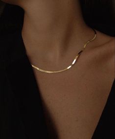 Money Necklace, Gold Herringbone Chain, Gold Minimalist Jewelry, Golden Necklace, Herringbone Necklace, Elegant Pendant, Girl Jewelry