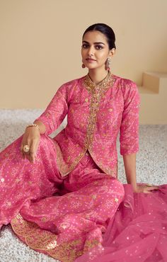 New Readymade Pakistani Indian Wedding Party Wear Designer Salwar Kameez Suits Ready to Wear Silk  Dupatta Dress Pink Pakistani Dresses Eid, Gown Style Dress, Indian Wedding Party, Dupatta Dress, Saree Bollywood, Designer Salwar Kameez, Indian Wedding Outfit, Wedding Party Wear, Pakistani Wedding Outfits