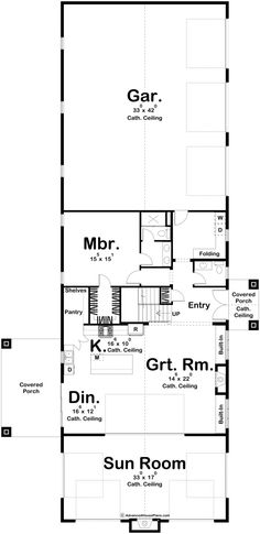 the second floor plan for this modern home