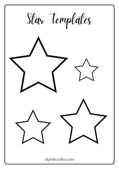 star templates for kids to color