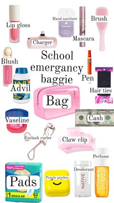 Get Home Bag, Travel Bag Essentials, School Kit, Emergency Bag, Back To School Essentials