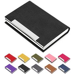 a notebook with different colors and sizes