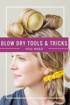 Dry Bar Rollers, How To Blow Dry Your Own Hair, Blow Dry Your Own Hair, Blow Drying Hair Tips, How To Blow Dry Hair, Blow Dry Tips, Blow Outfit Hair, Blow Dry Hair For Volume, Dry Bar Hair