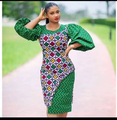 This dress is Handmade with African print . Measurements needed Bust Waist Hip Height Styles Ankara, Trendy Ankara Styles, African Fabric Dress, African Print Dress Ankara, Best African Dresses, Latest Ankara Styles, African Maxi Dresses, African Fashion Women Clothing, African Print Dress