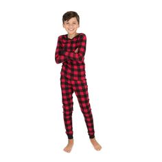 The Kid’s Two Piece Cotton Pajamas are the ideal outfits for matching with the rest of the comfy family. Each product comes with a two-piece set featuring a long-sleeved shirt and comfy bottoms, both utilizing ribbed cuffs at the ankles and wrists to bolster the overall slim feeling. Pajamas come made with cozy cotton material to complement the convenient tagless labels, perfect for those nights of lounging around the house. Wearers can choose many unique designs to bring out their best fashion, Red Matching Sleepwear For Winter, Red Matching Winter Sleepwear, Holiday Long Sleeve Sets For Fall, Casual Home Sets For Fall, Holiday Fall Sets With Long Sleeves, Red Family Matching Home Sets, Red Family Matching Sets For Home, Casual Christmas Loungewear Set, Casual Long Sleeve Christmas Sets