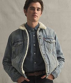 Winter Outerwear With Flap Pockets In Medium Wash, Winter Cotton Collared Denim Jacket, Winter Collared Cotton Denim Jacket, Winter Cotton Denim Jacket With Collar, Casual Denim Jacket With Corduroy Collar, Winter Washed Denim Collared Jacket, Rugged Denim Jacket With Pockets For Winter, Winter Denim Jacket With Flap Pockets In Medium Wash, Classic Collared Denim Jacket For Winter