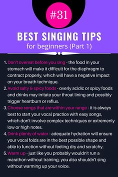 the best singing tips for beginners part 1, with text overlaying it