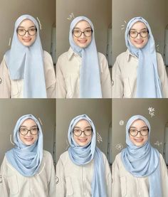 Korean Hijab Outfit, Pashmina Tutorial, Style Hijab Simple, Korean Style Hijab, Fesyen Islam, Simple Hijab Tutorial, Muslimah Style, Estilo Hijab, Gamis Dress