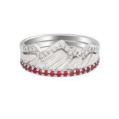 Continuing the tradition of our iconic Teton Stacking Ring Collection, this beautiful 18 karat white gold ring is the perfect addition to your stacking ring ... Ruby Eternity Band, Your Picture, Eternity Ring Diamond, Diamond Eternity, Lovely Jewellery, Eternity Band