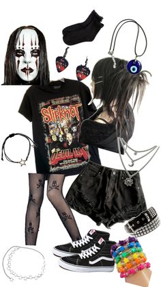 planning for my slipknot concert outfit :3 Slipknot Outfits, Slipknot Concert, Concert Outfits, Slipknot, Knot, Concert, Outfit Inspo