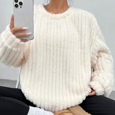 Super Cute And Stylish Ships In 5-10 Business Days Plus Size Spring Dresses, Dropped Shoulder Sweatshirt, Women Sweatshirts, Pullover Outfit, Womens Fleece, Girl Sweatshirts, Knitted Pullover Sweaters, Cozy Knits, Sweatshirt Dress