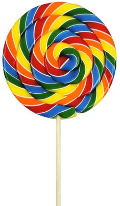 Large 5oz rainbow swirl lollipop. Great flavor and quality. Kid friendly. Original Gourmet Large 5oz Rainbow Swirl Lollipop - Great Flavor and Quality - Kid Friendly | OGF22590 Spiral Lollipop, Lollipop Aesthetic, Big Lollipop, Lollipop Swirl, Big Lollipops, Rainbow Snacks, Paper Recycling, Swirl Lollipop, Round Things