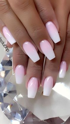 Идеи маникюра Shade Nails, Gel Ombre, Coffin Ombre, Unghie Sfumate, French Ombre, Bright Summer Nails, Ombre Nail, Cute Spring Nails