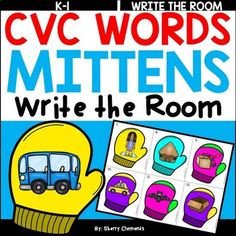 cvc words mittens write the room