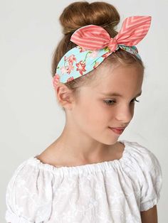 Retro Headband Sewing Pattern – TREASURIE - My Childhood Treasures Wide Headband Hairstyles, Headband Sewing Pattern, Headband Sewing, Sewing Headbands, Retro Headband, Childrens Sewing Patterns, Girls Headband, Kids Headbands, Sewing Patterns Girls