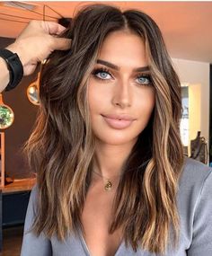 Brunette Balayage Hair, Brown Hair Balayage, Balayage Brunette, Human Hair Wig, Blonde Balayage, Brunette Hair, Great Hair, Hair Wig, Hair Cut