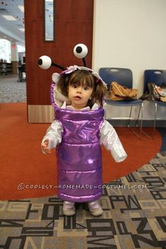 when i have a little girl i will make sure she is Boo for halloween lol <3 Monsters Inc Boo, Baby Kostüm, Homemade Costumes, Fantasias Halloween, 자수 디자인, Cute Halloween Costumes, Baby Halloween Costumes, Cute Costumes