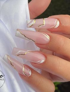 Unghie Sfumate, Fake Nails Long, Her Nails, Acrylic Nails Coffin Pink, Acrylic Nails Coffin, Luxury Nails, Coffin Nails Designs