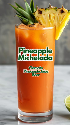 Pineapple Michelada Cocktail Cards, Easy Summer Cocktail Recipes, Juice Cocktails, Easy Summer Cocktails, Beer Pairing, Pineapple Rum, Michelada, Best Cocktail Recipes, Frozen Cocktails