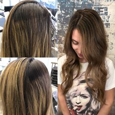 Line Of Demarcation Hair, Bad Highlights, Hair Color Correction, At Home Highlights, Highlights Hair Color, Color Correction Hair, Baby Lights, Peekaboo Highlights, Highlighted Hair